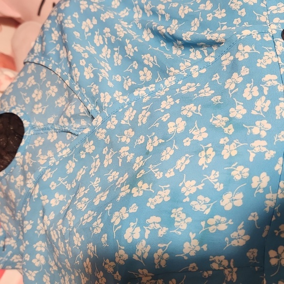 Sienna sky blue floral midi dress - Picture 8 of 8